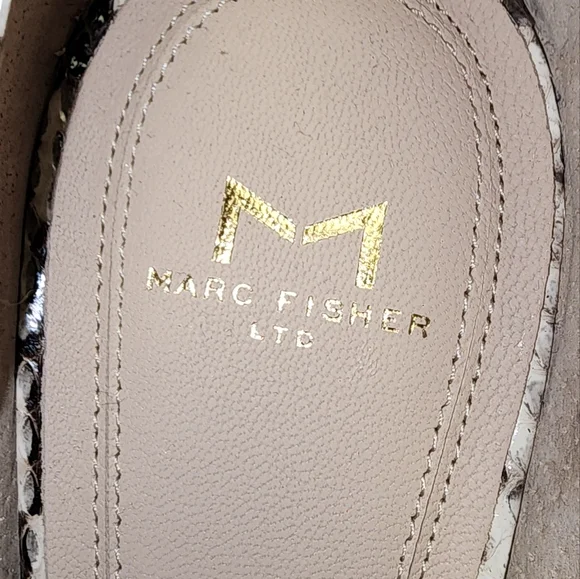 NWOT Marc Fisher Tammy d'Orsay Snake Print Pump - Picture 4 of 8